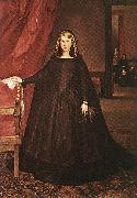 MAZO, Juan Bautista Martinez del The Empress Dona Margarita de Austria in Mourning Dress h oil painting artist